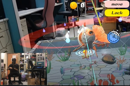 資工系師生團隊得獎作品「MR釣魚」